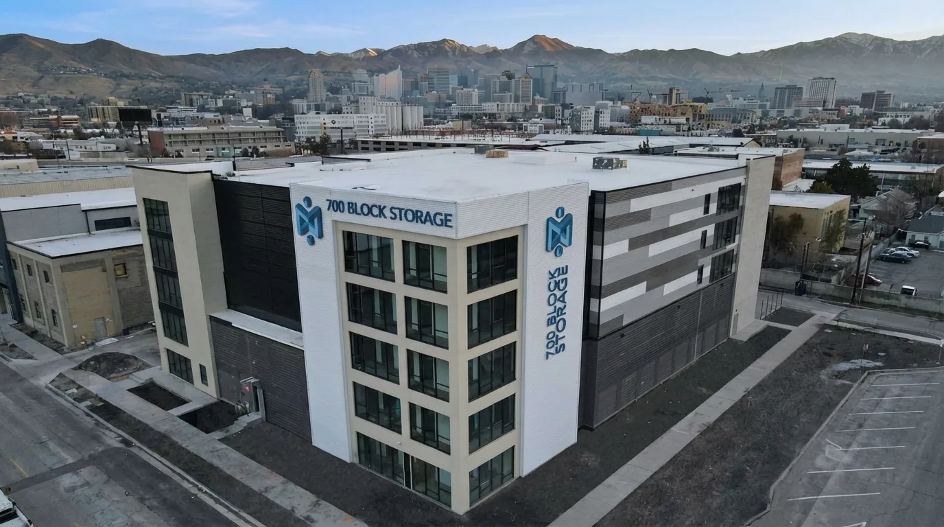 Completed 700 Block Storage facility in Salt Lake City