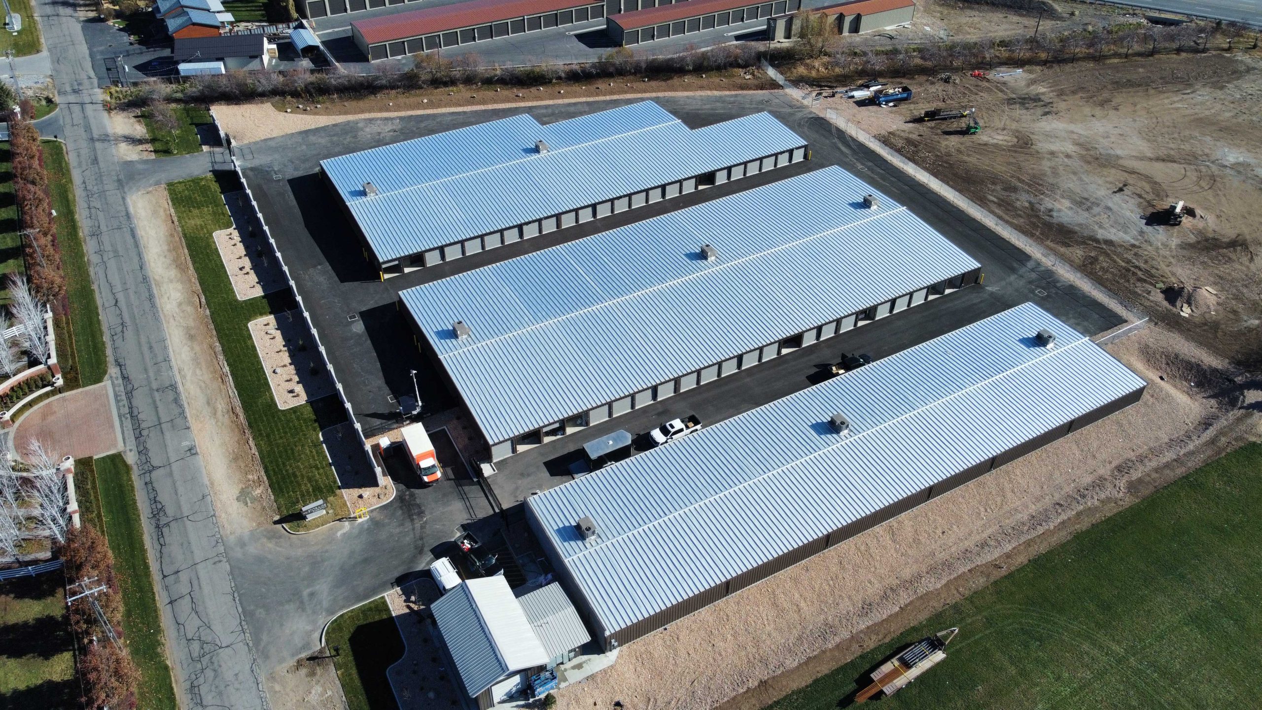 Aerial overview of My Storage Charleston