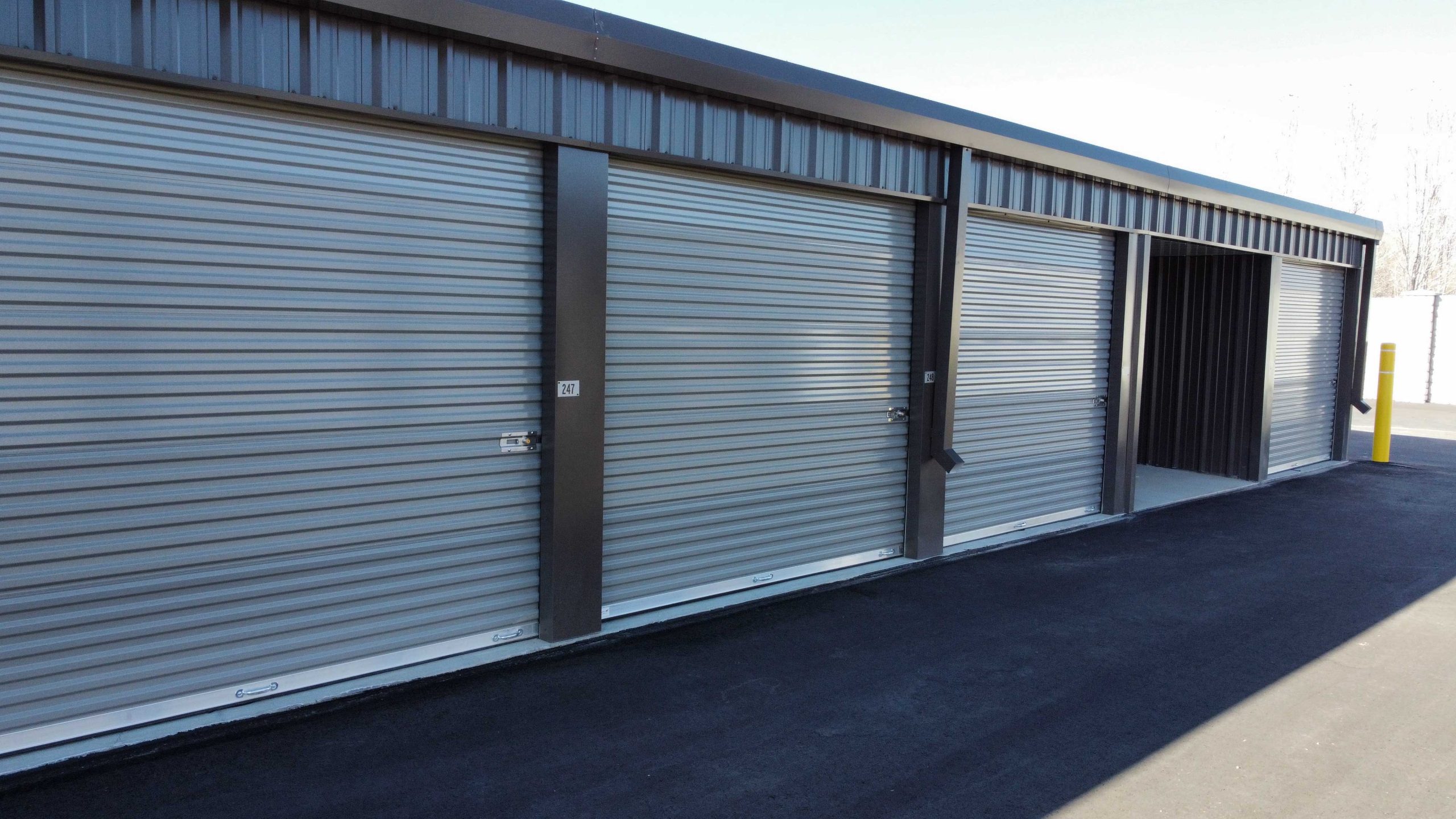 Exterior roll-up doors at My Storage Charleston