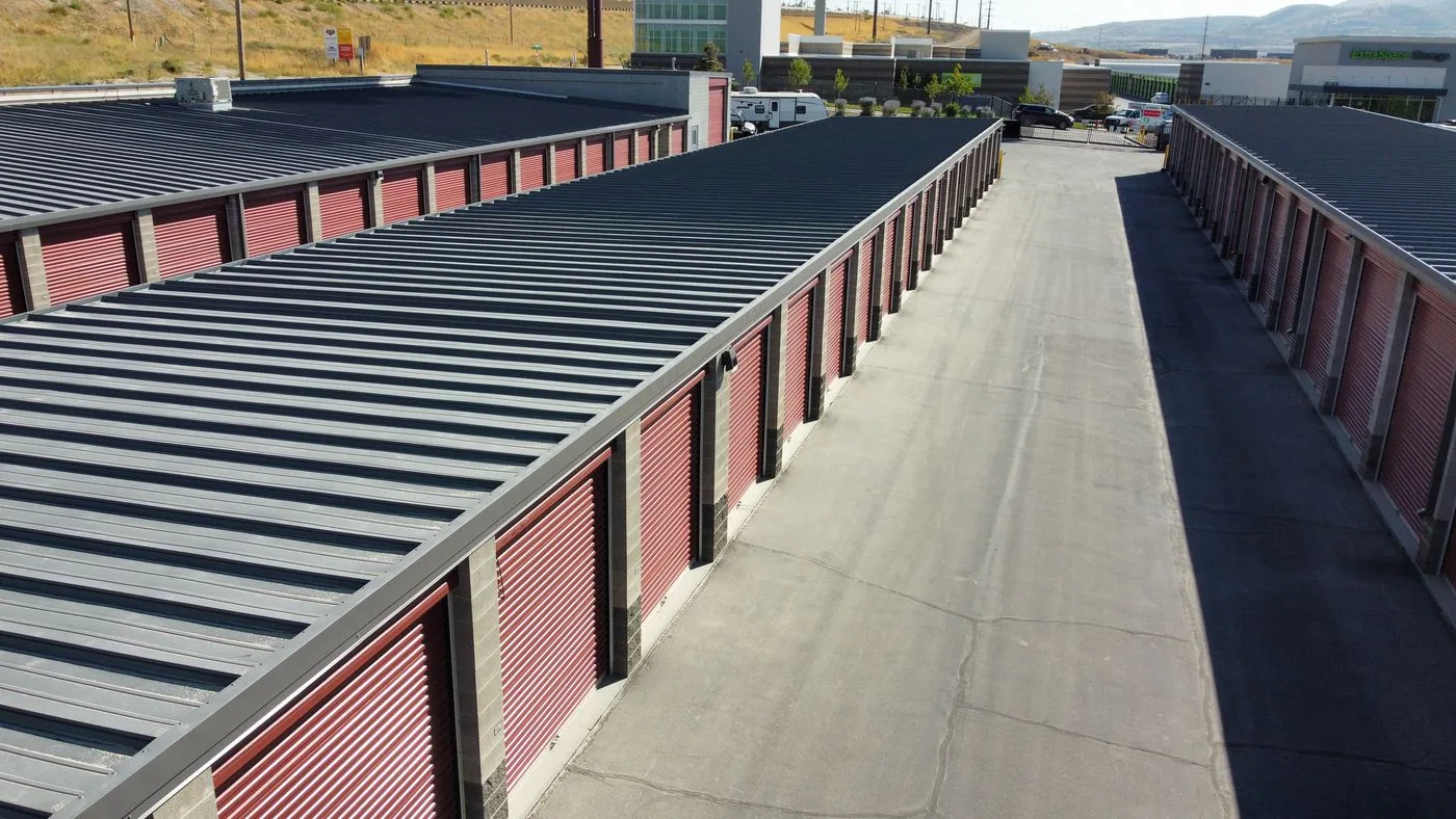 Storage drive aisle at Point of the Mountain