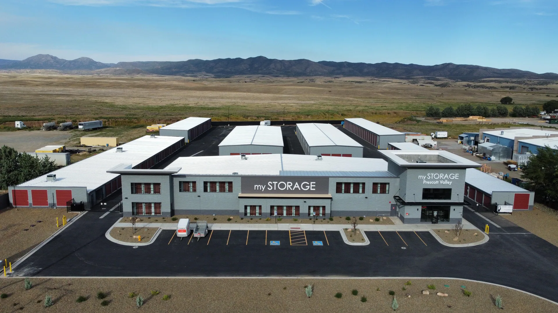 Aerial view of My Storage Prescott Valley