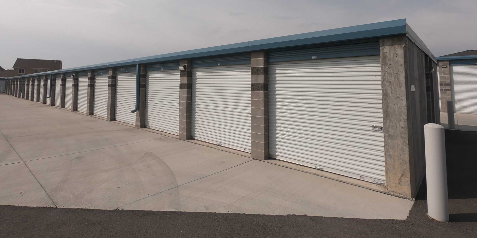 Completed self-storage facility in American Fork