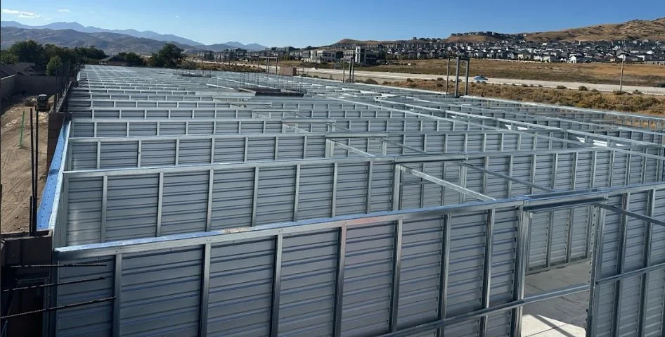 Steel framing at Timp Highway Self Storage
