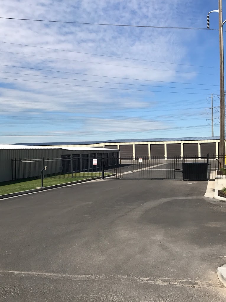 Exterior roll-up doors at Vault Storage in Clearfield